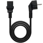 Nanocable Cable de Alimentación CPU CEE7/7 a C13, 2 m, Negro